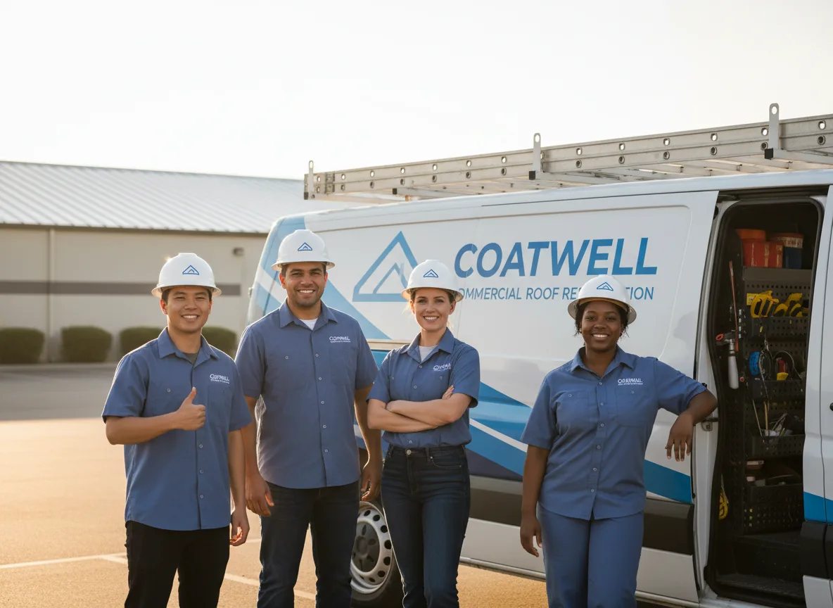 Commercial roof coating company in Slater, IA